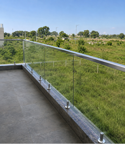 Steel Glass Railing